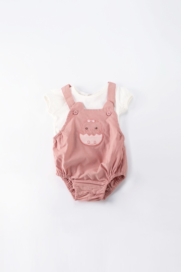 Dungaree with Embroidery