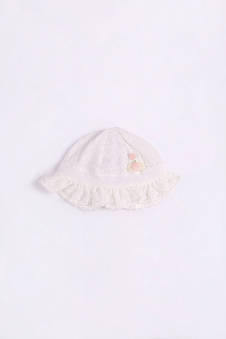 Bucket Hat with Cherry Appliqué