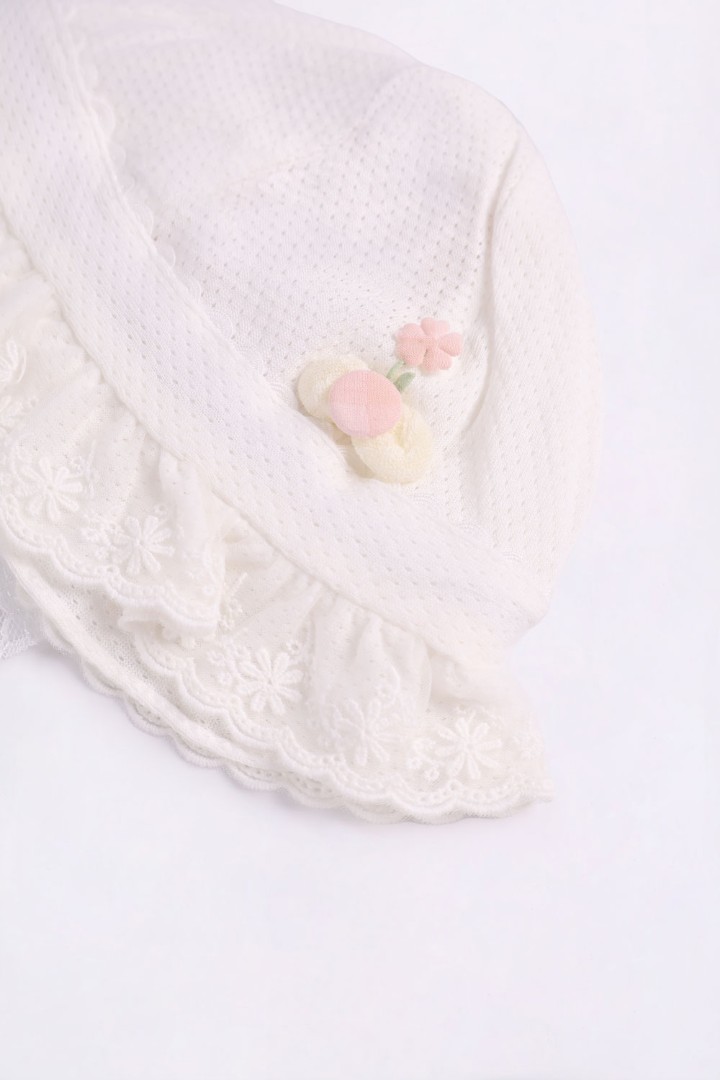 Bucket Hat with Cherry Appliqué