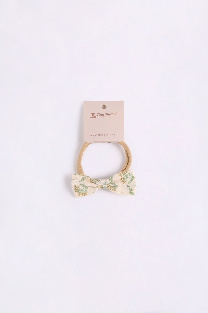 Headband with Bow Appliqué