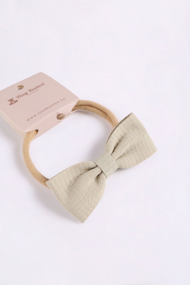 Headband with Bow Appliqué