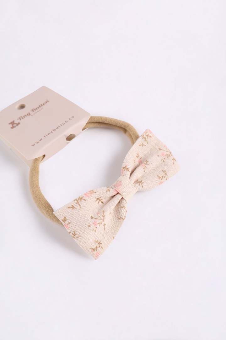 Headband with Bow Appliqué