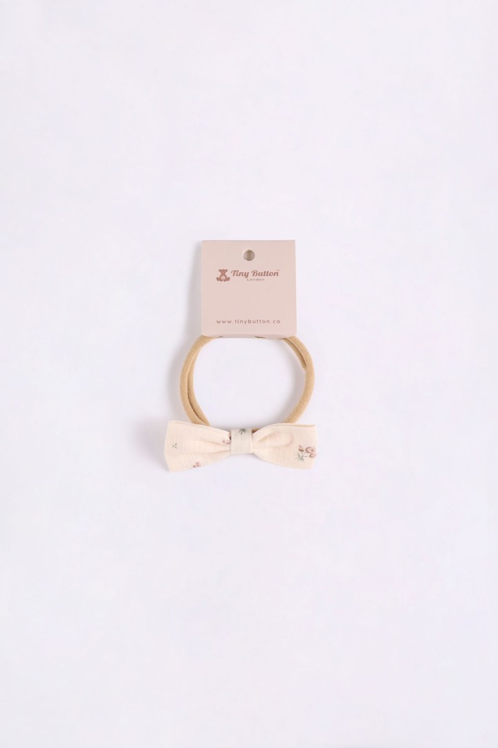 Headband with Bow Appliqué