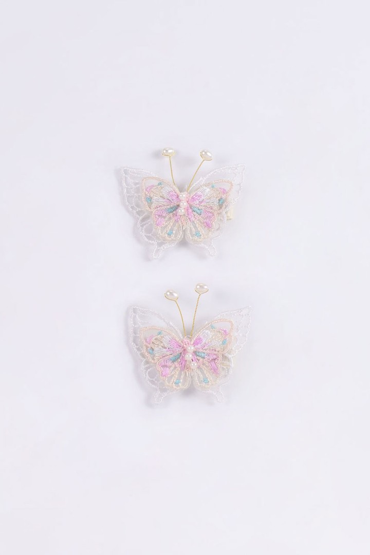 Two-pack of Butterfly Hair Clips
