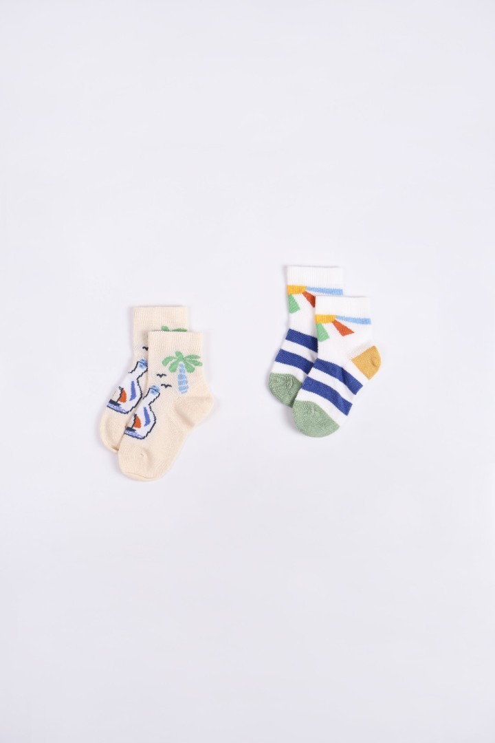 2-Pack of Graphic Socks