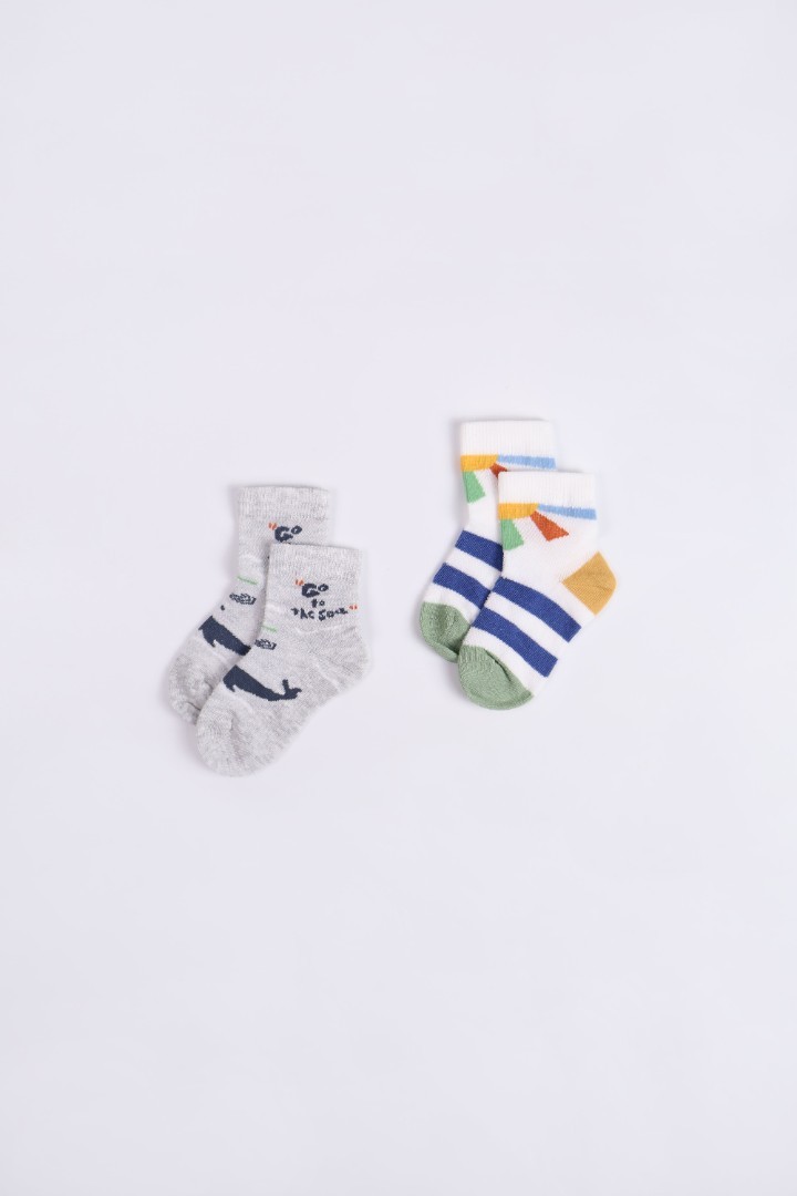 2-Pack of Graphic Socks