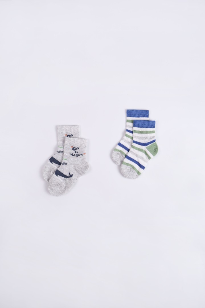 2-Pack of Graphic Socks