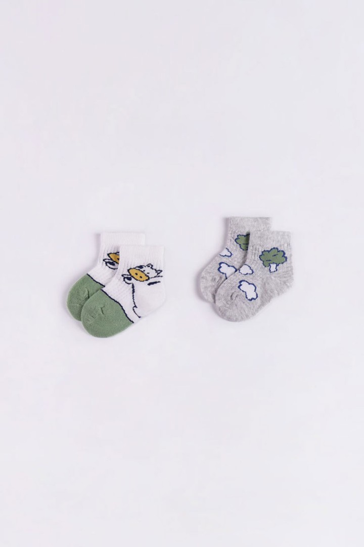 2-Pack of Graphic Socks
