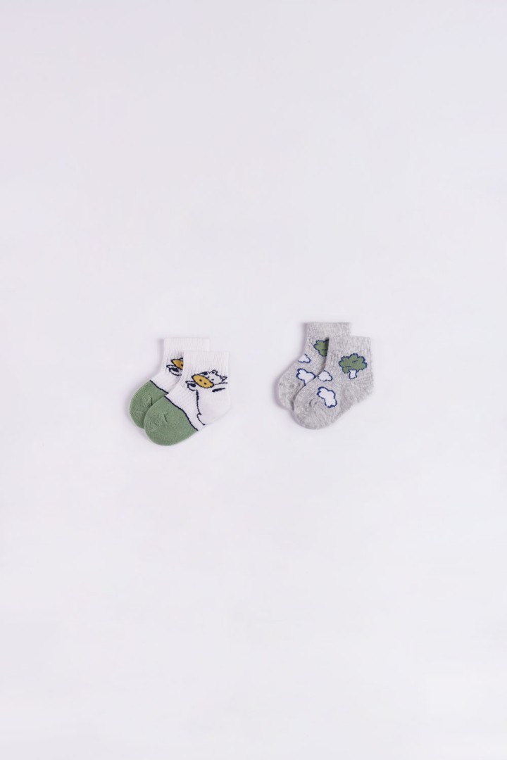 2-Pack of Graphic Socks