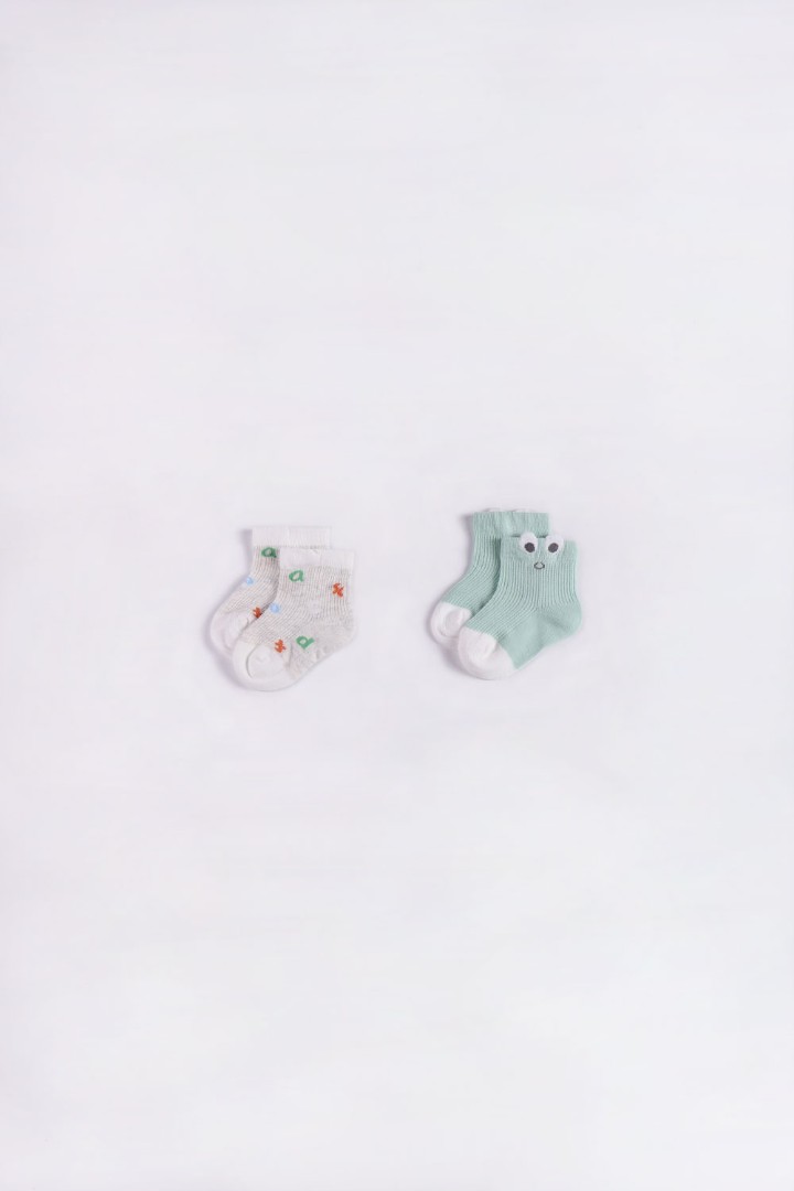 2-Pack of Graphic Socks