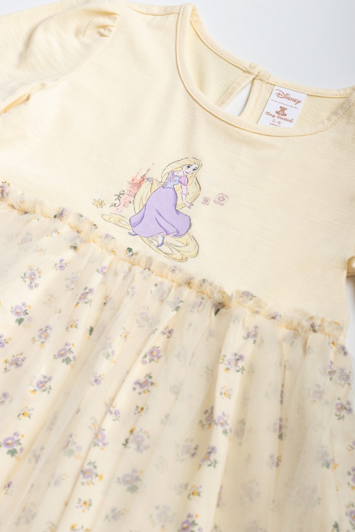 © DISNEY PRINCESS Jersey Dress with Tulle