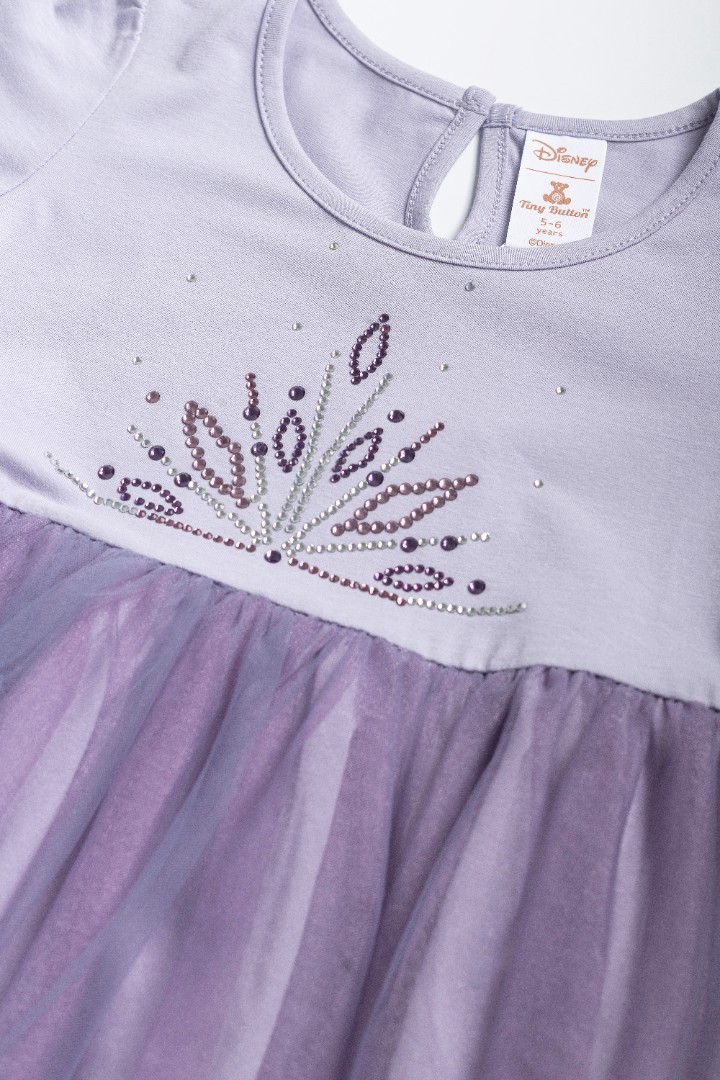 Frozen II © DISNEY Jersey Dress with Tulle