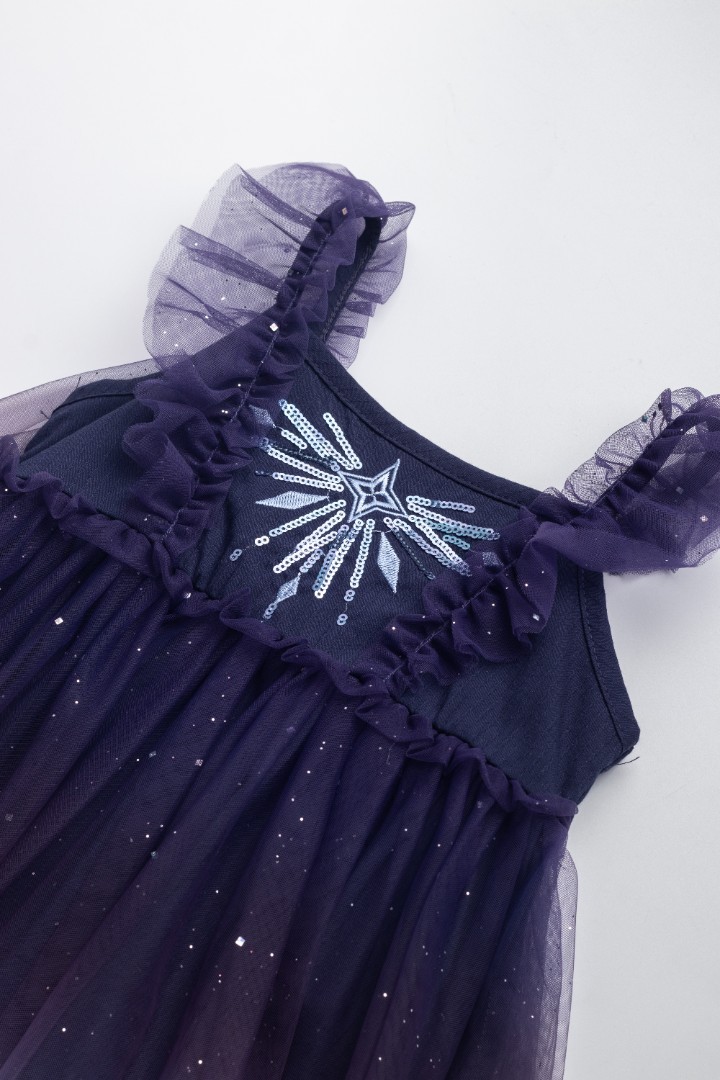 Frozen II © DISNEY Tulle Party Dress with Cape