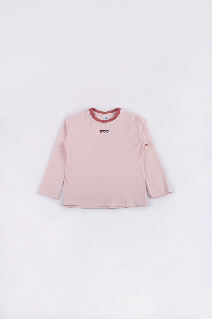 Long Slevee Embroidered T-Shirt