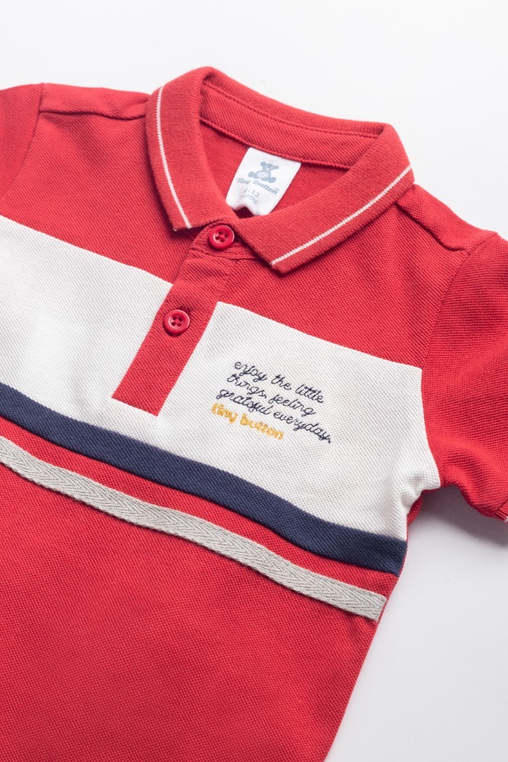 Polo Shirt with Embroidery