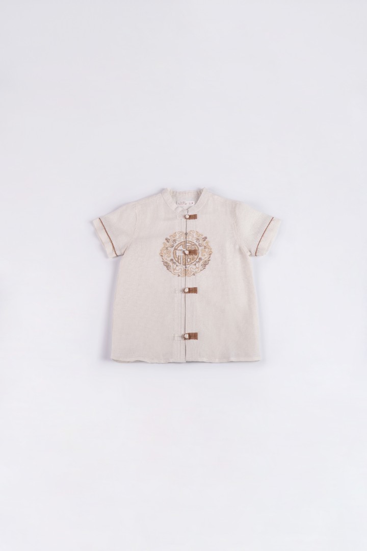 Embroidered Samfu Shirt