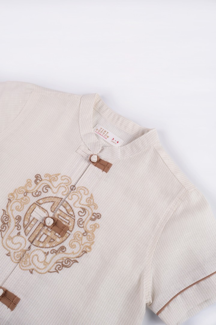 Embroidered Samfu Shirt