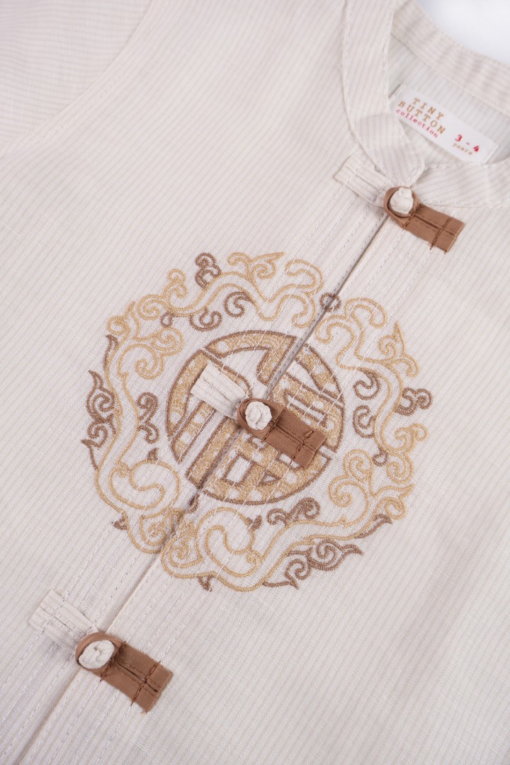 Embroidered Samfu Shirt