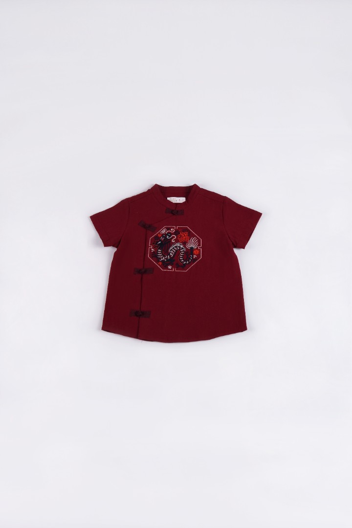 Embroidered Samfu Shirt