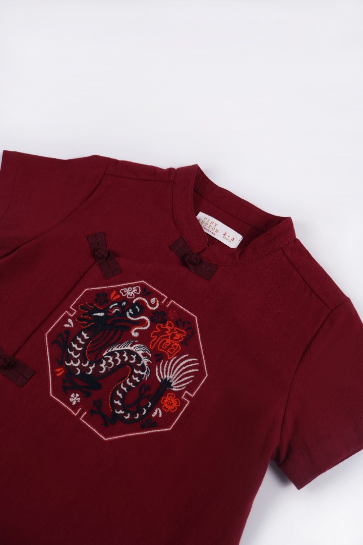 Embroidered Samfu Shirt