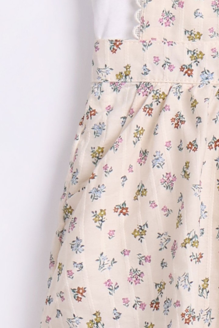 Dungaree Dress with T-shirt