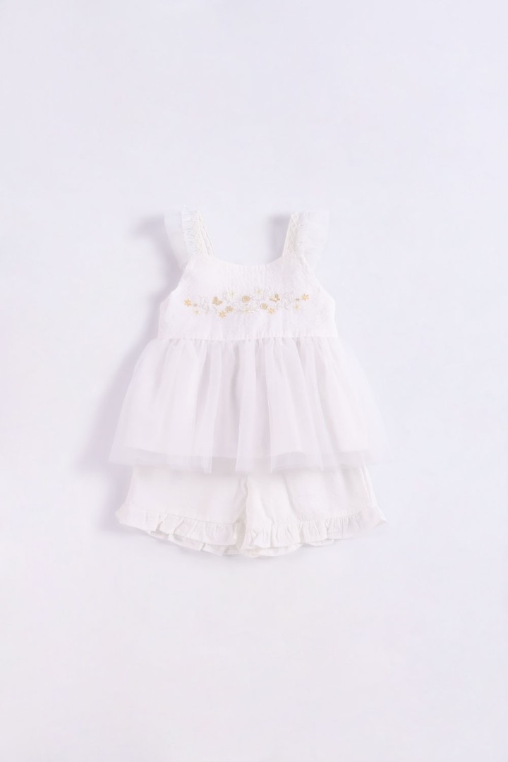 Embroidered Suit Set
