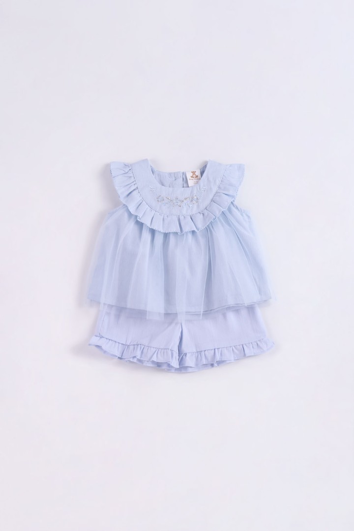 Embroidered Suit Set