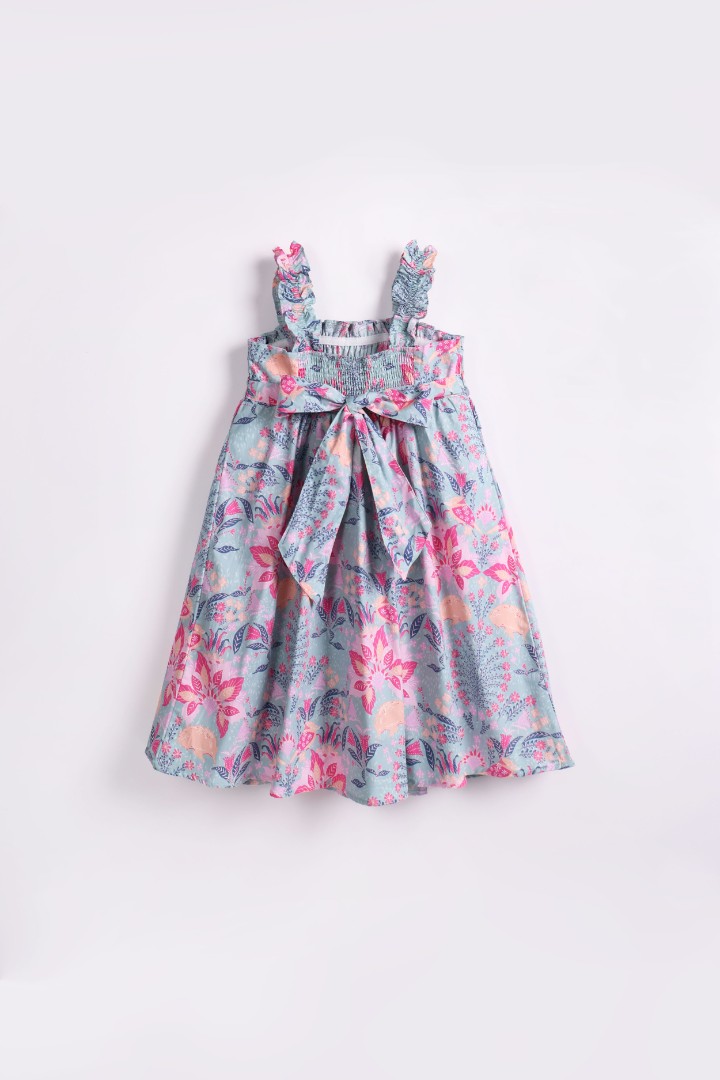 Tropical Print Dress