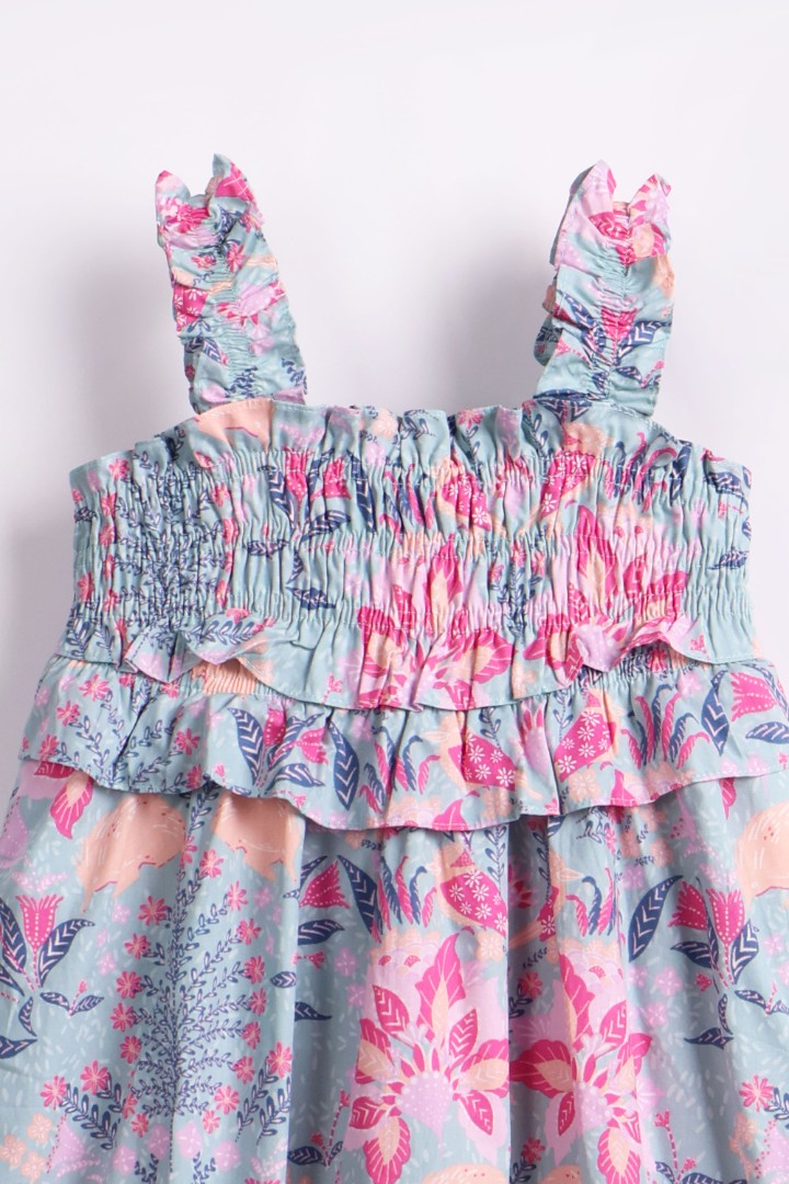 Tropical Print Dress