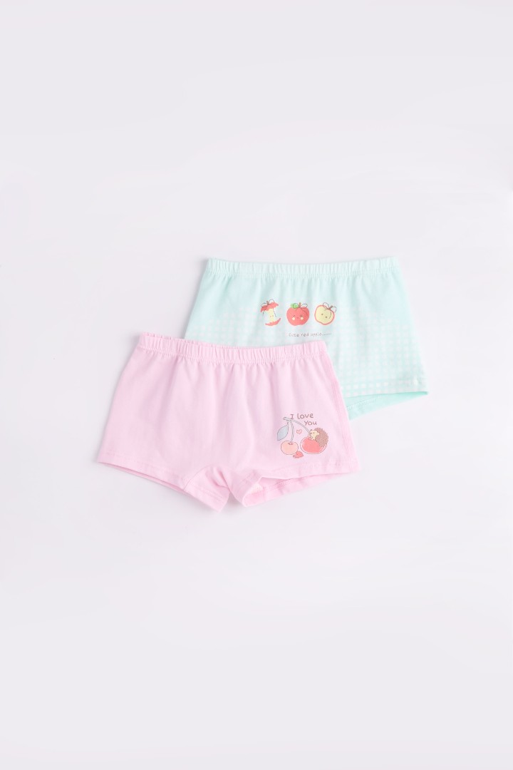 2-Pack of Girls' Boxer