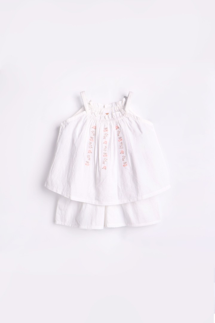 Embroidered Suit Set