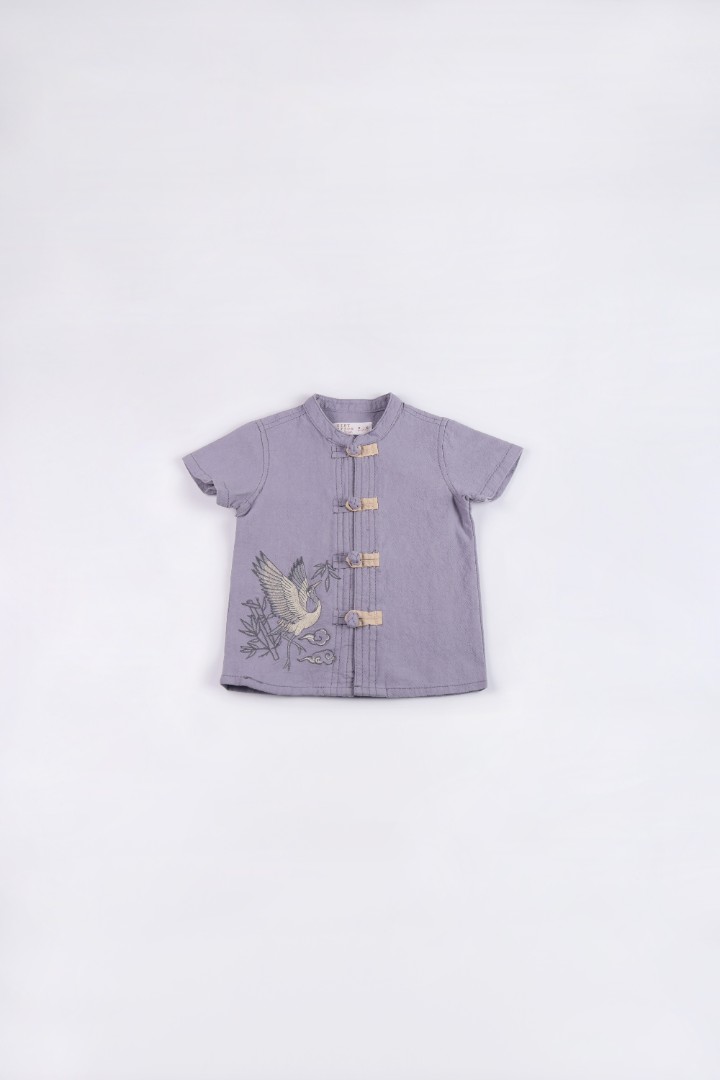 Embroidered Samfu Shirt