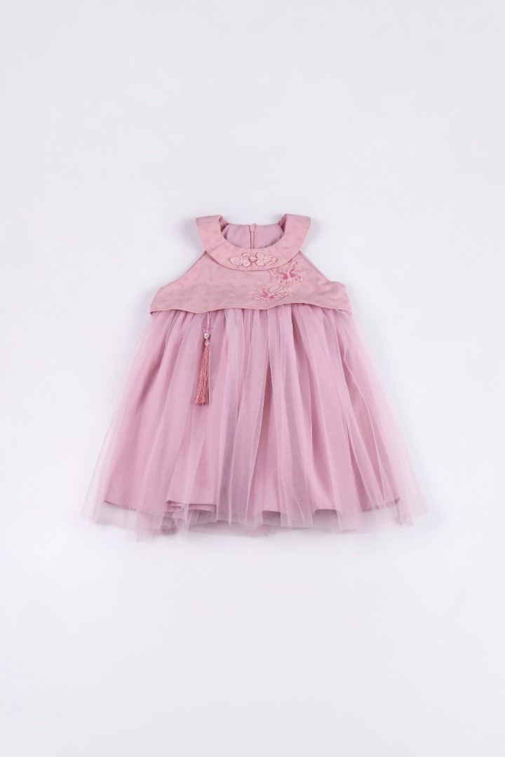 Tulle Qipao Dress