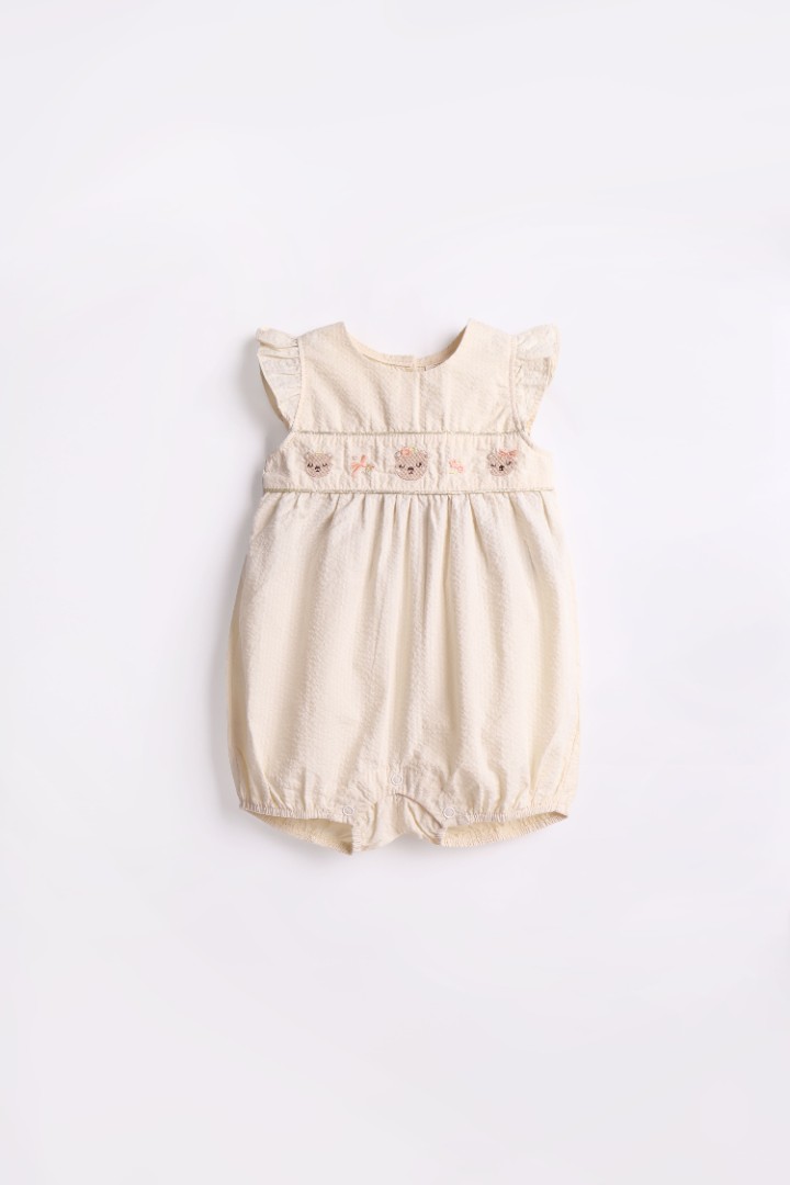 Embroidered Romper
