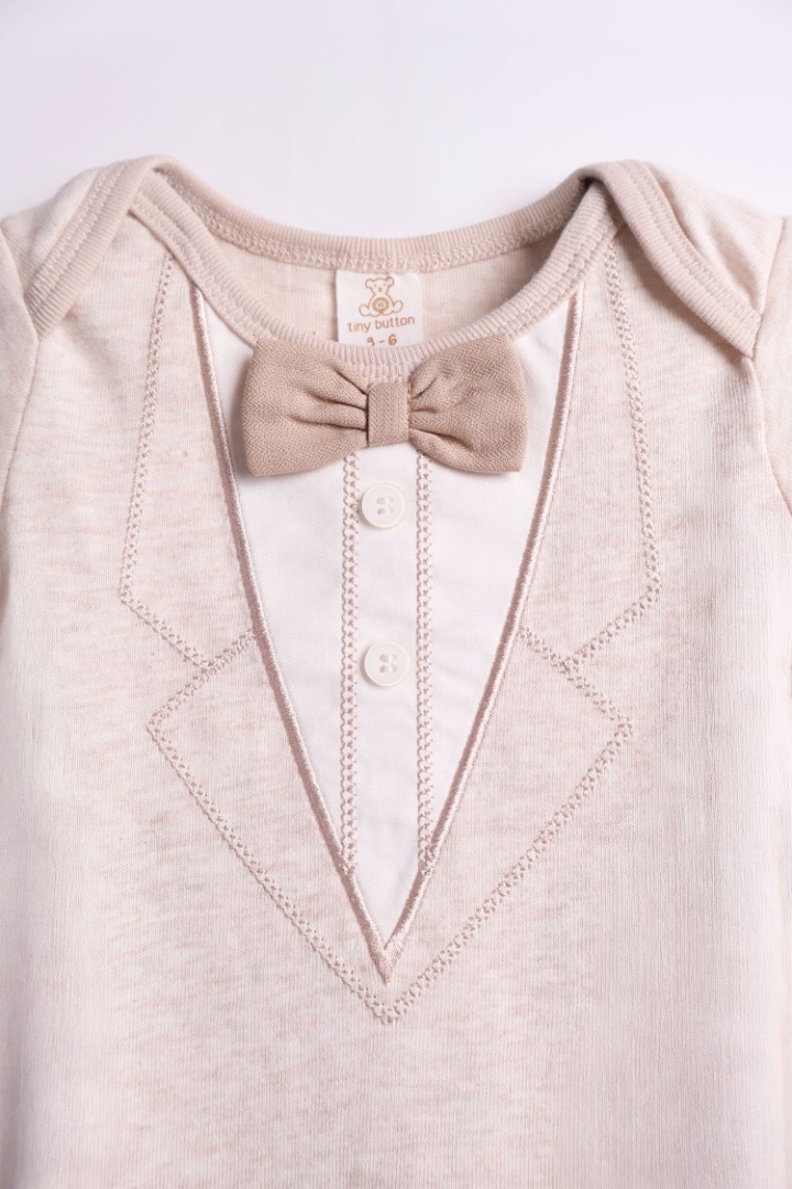 Romper with Bow-Tie