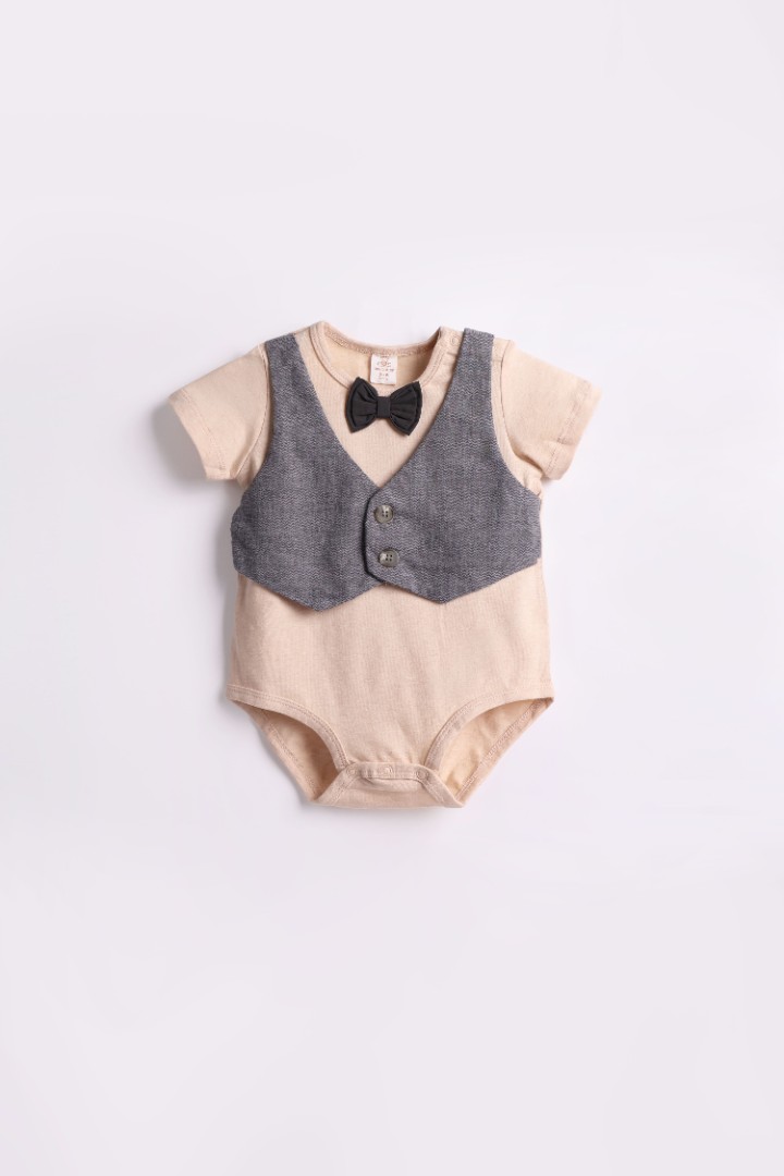 Romper with Bow-Tie