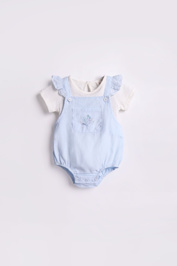 Dungaree with Embroidery
