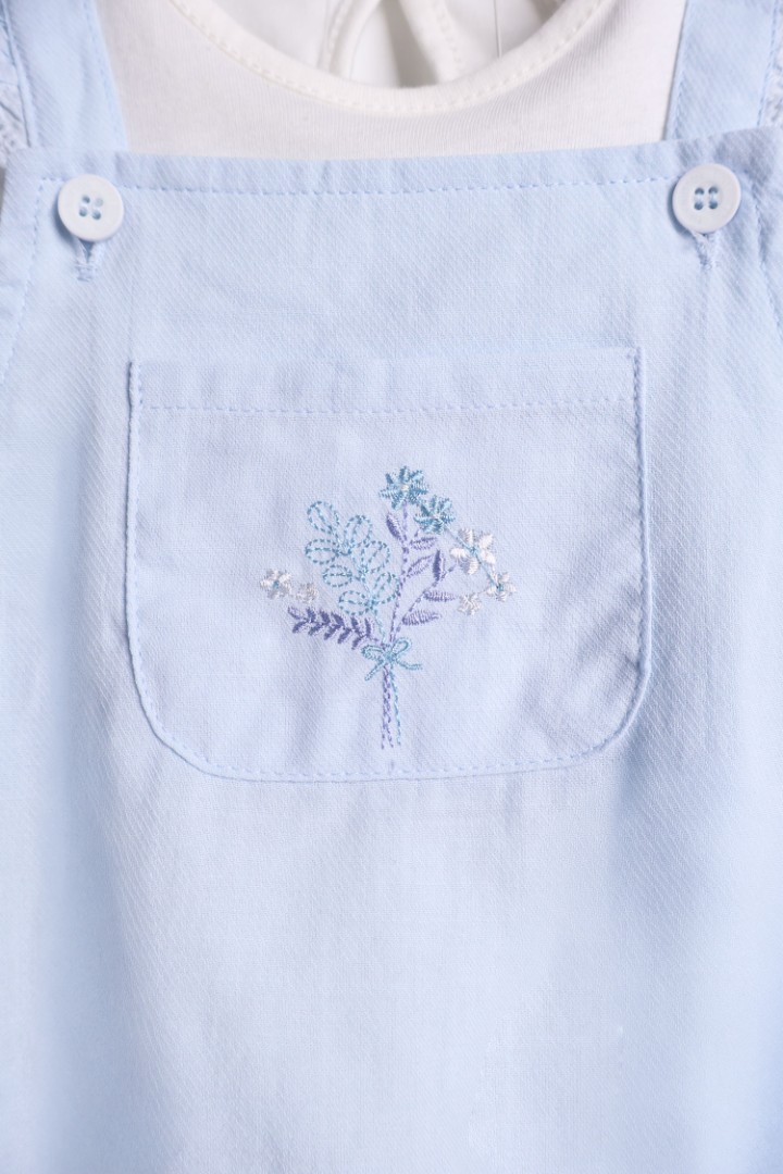 Dungaree with Embroidery