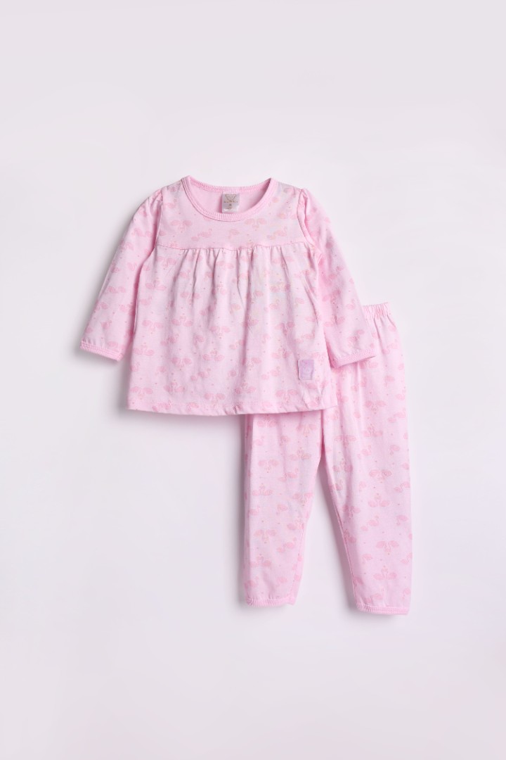 Lovely Swan Series Pyjamas for Girls
