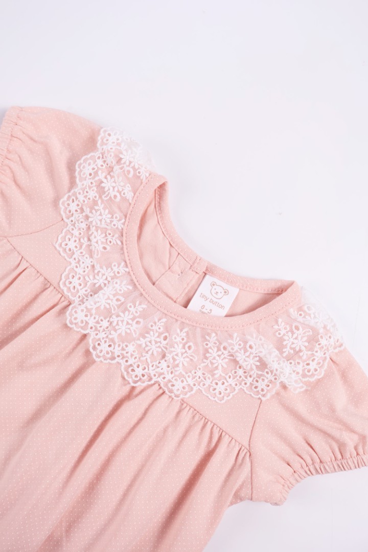 Laced-trim  Romper