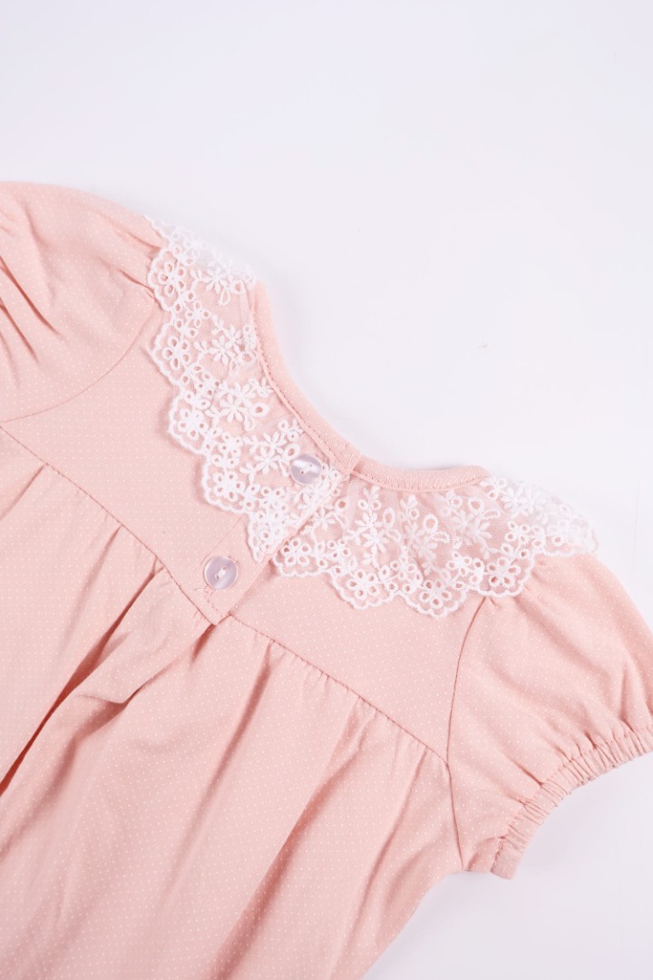 Laced-trim  Romper