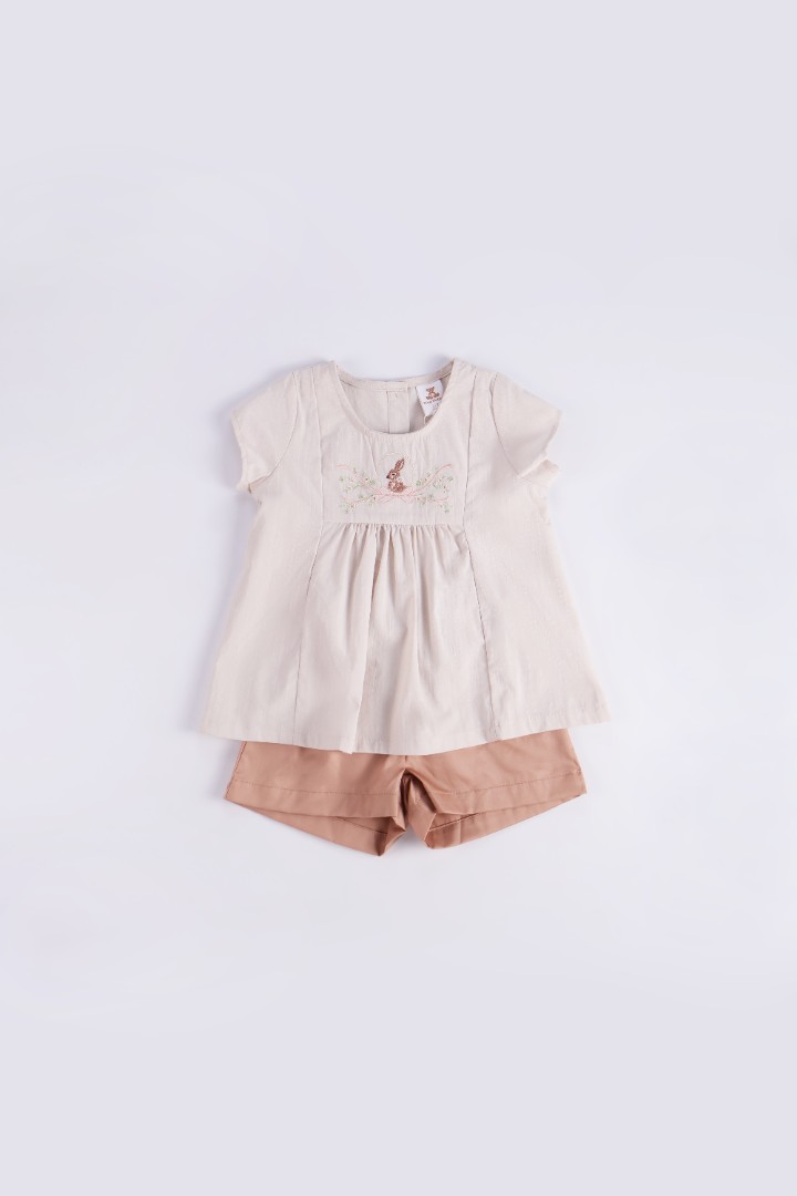 Embroidered Suit Set