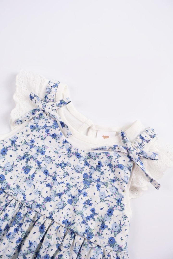 Floral Dress with T-shirt