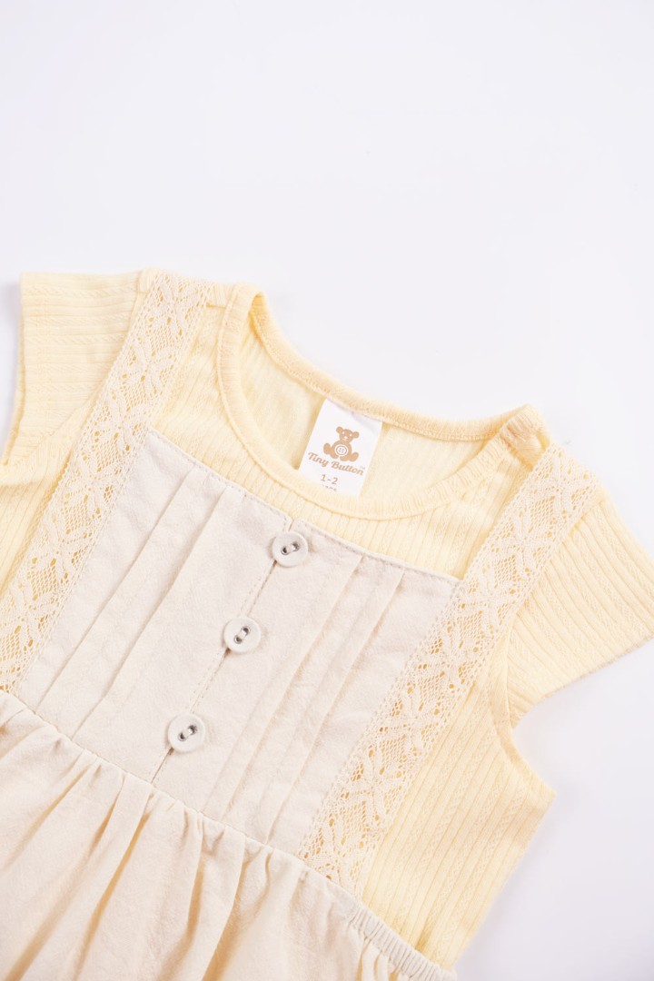 Dungaree Dress Set 