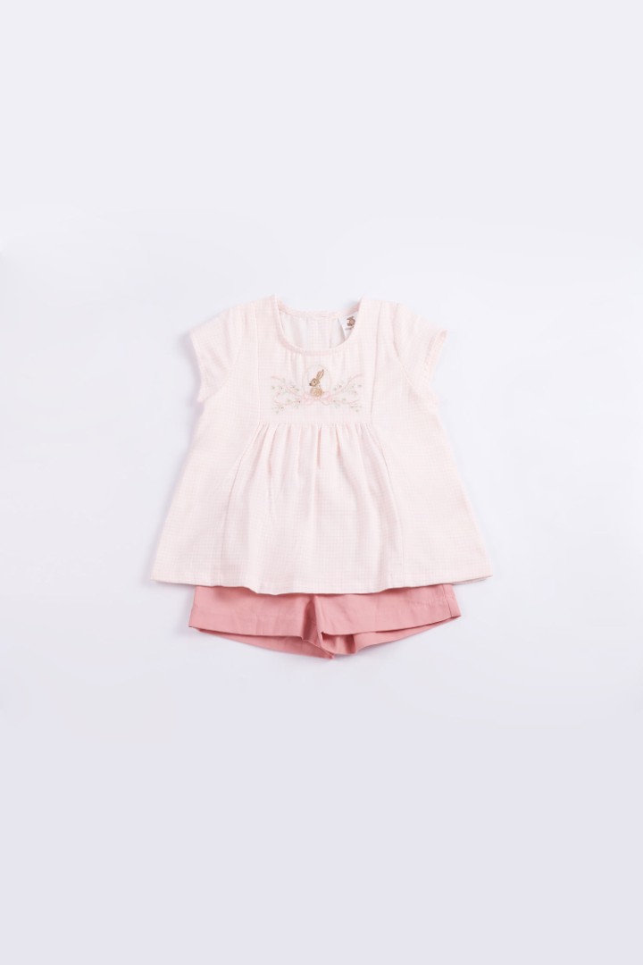 Embroidered Suit Set