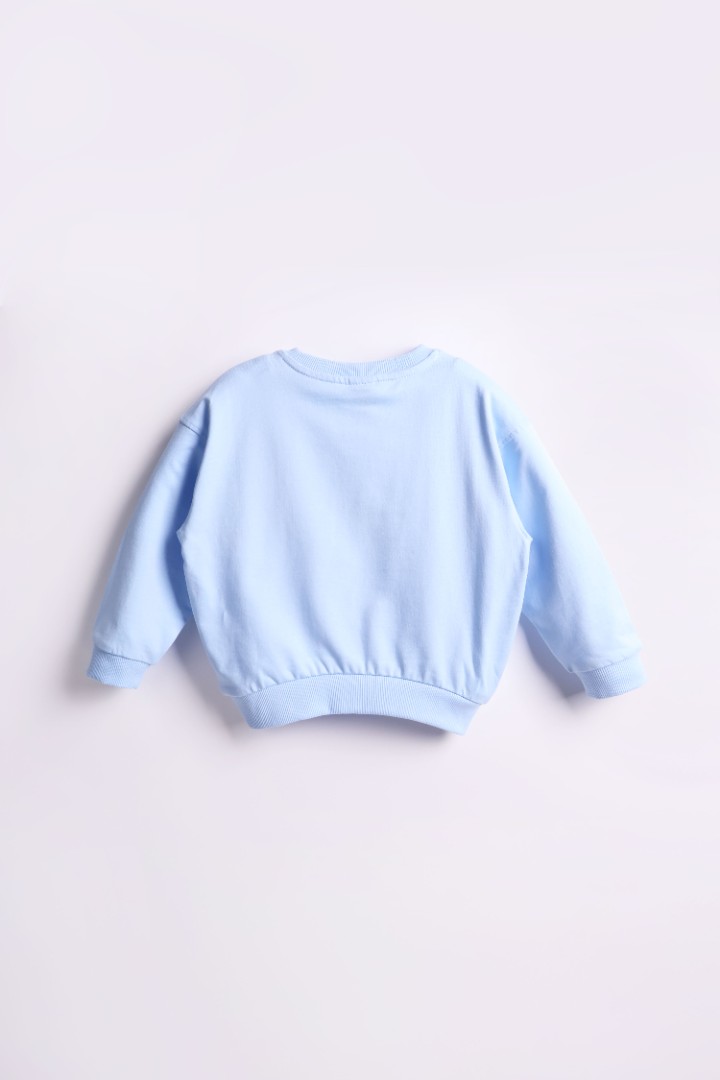 Sweater with Patch Appliqué