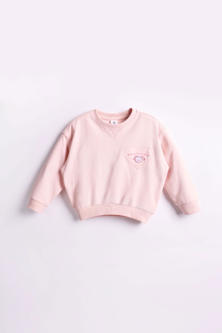 Sweater with Patch Appliqué