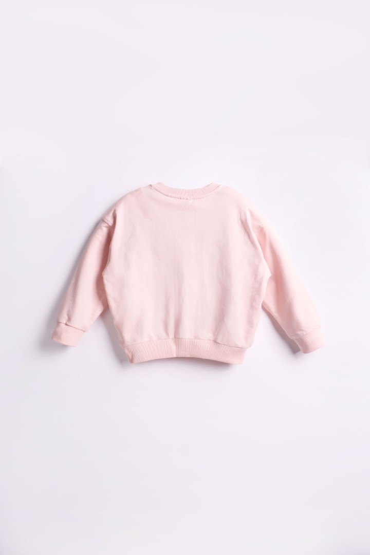 Sweater with Patch Appliqué