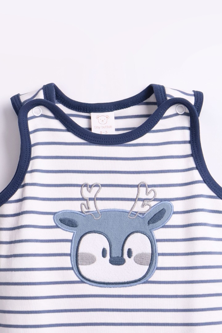 Embroidered  Romper