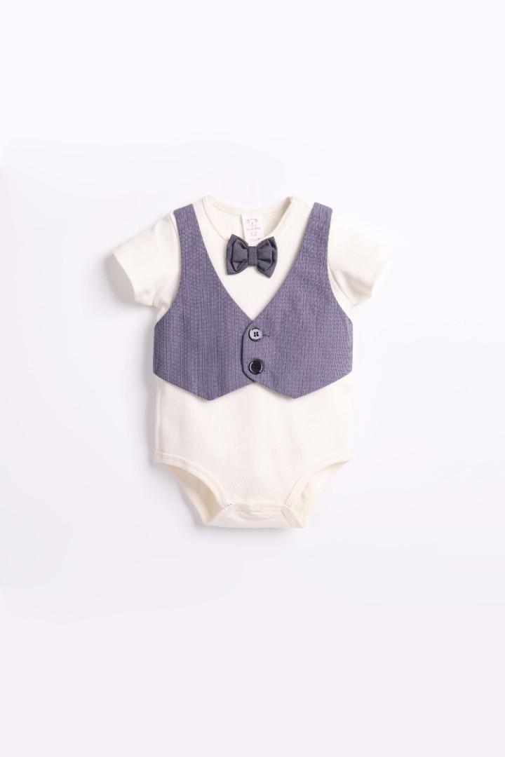 Romper with Bow-Tie